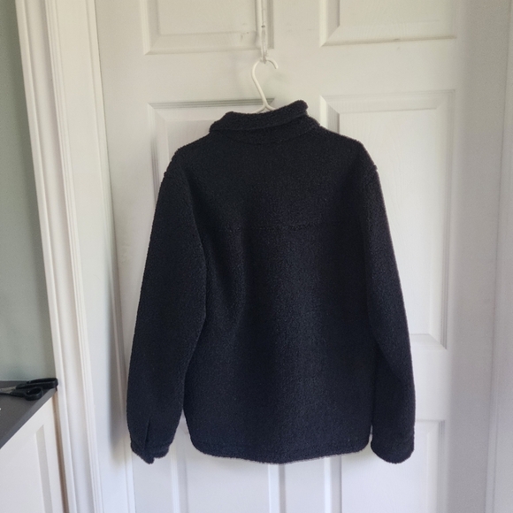 Zara Black Sherpa Shacket Ladies S-M - Picture 7 of 12